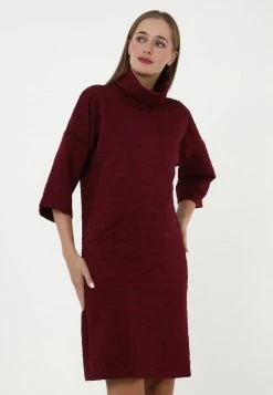 Nuovo 🎉 Madam-T Donna PELAGEYA - Vestito Estivo - Weinrot 🔔