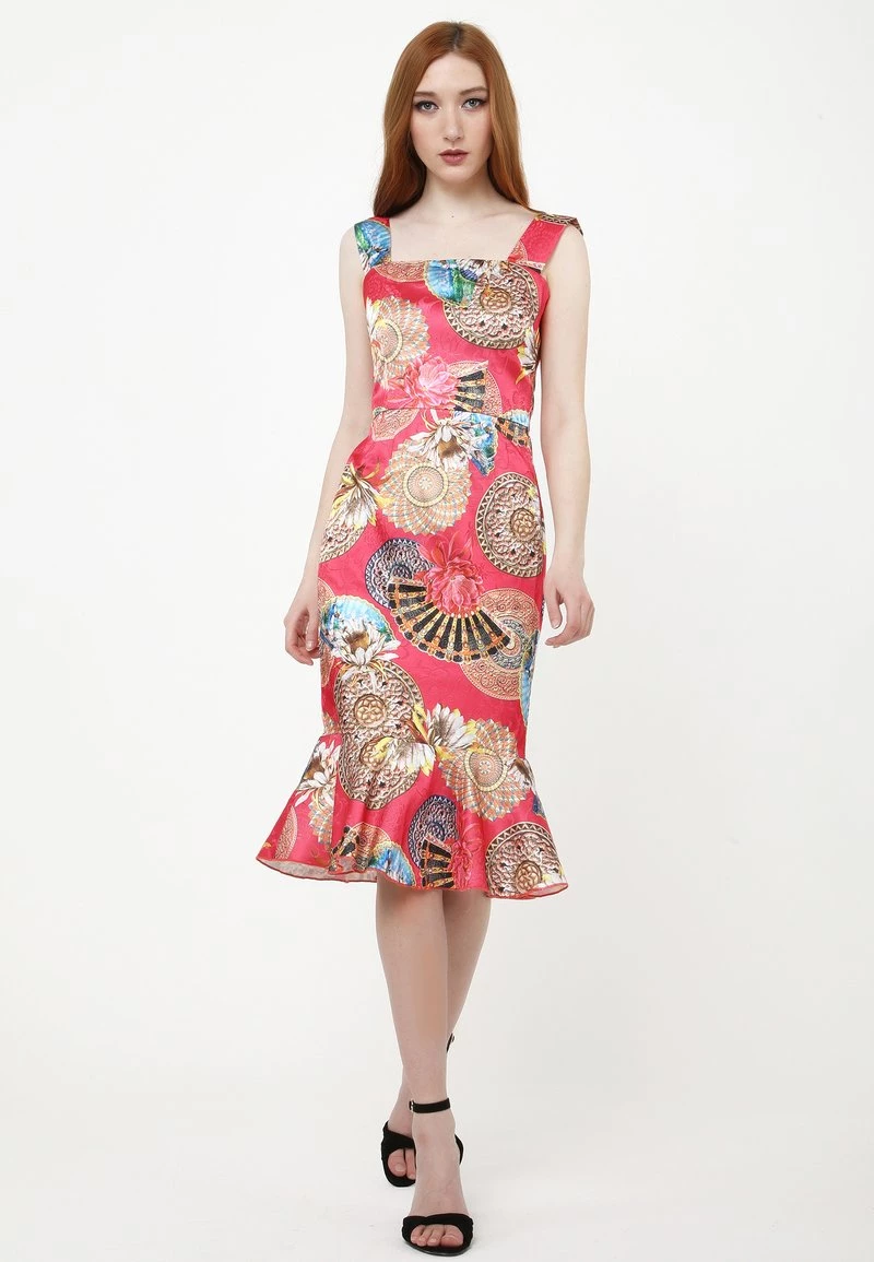 Migliore vendita π₯° Madam-T Donna Vestito Estivo - Himbeere, Goldrute π€©