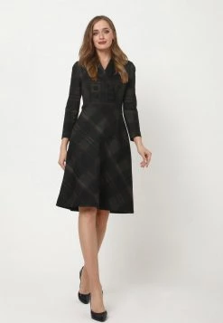 Il piΓΉ economico π₯° Madam-T Donna JERSEYKLEID - Vestito Di Maglina - Schwarz Grün π