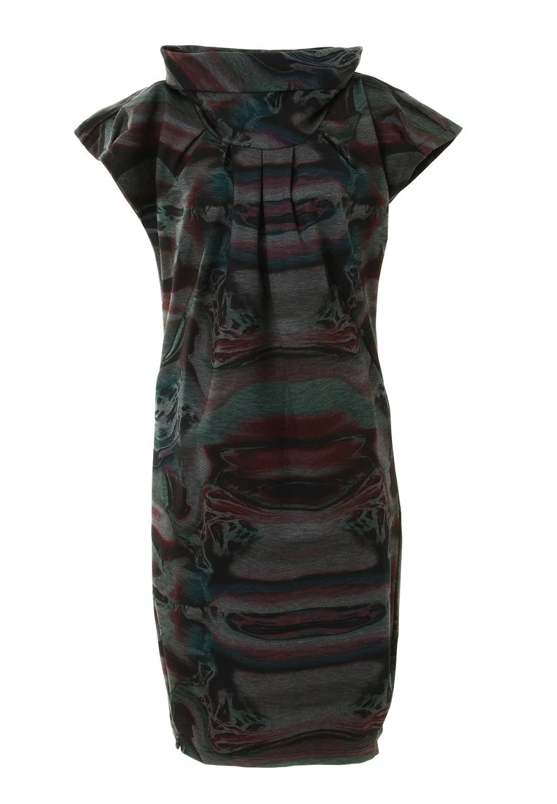 Miglior prezzo π Madam-T Donna Vestito Estivo - Grau, Aqua π₯ - immagine 7