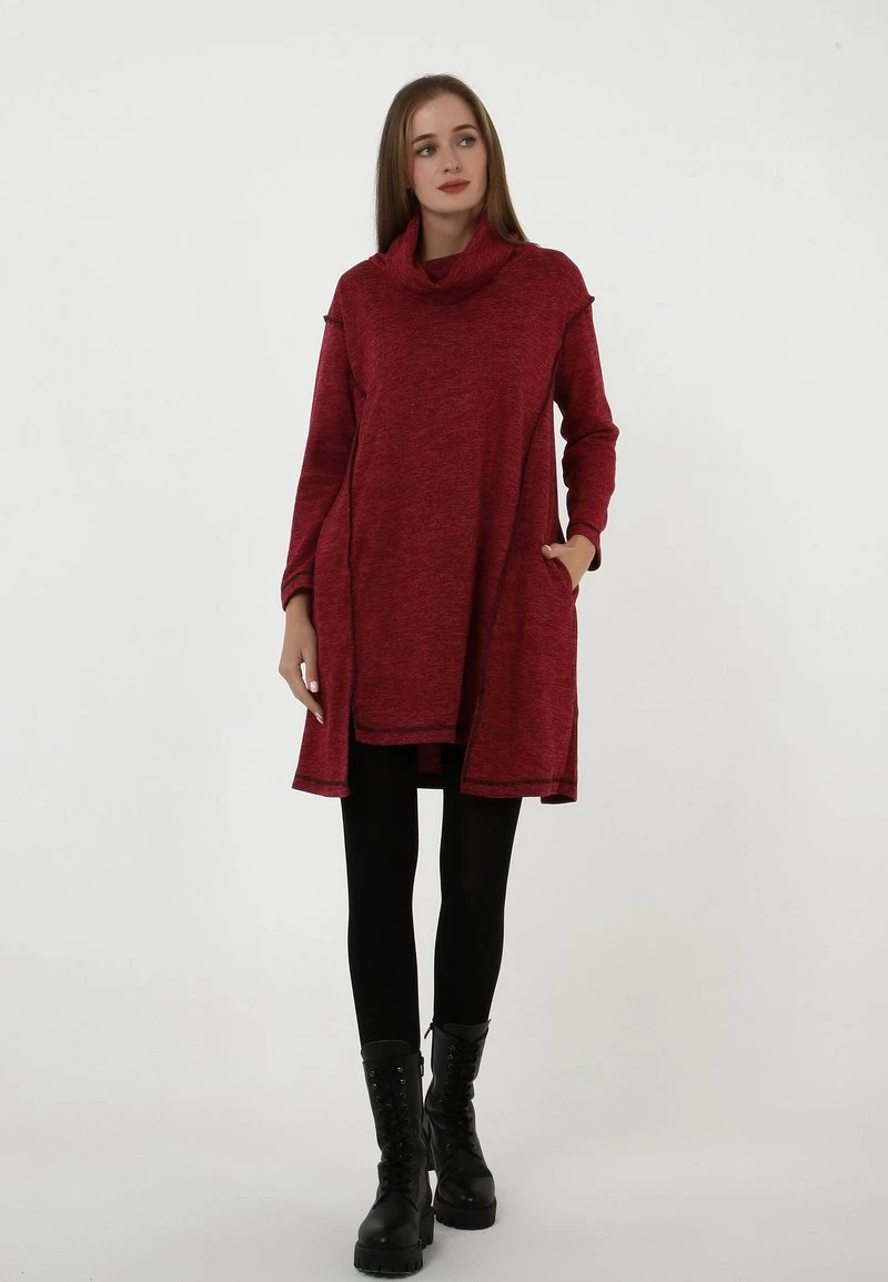 A buon mercato β Madam-T Donna SHELBY - Abito In Maglia - Rot π - immagine 2