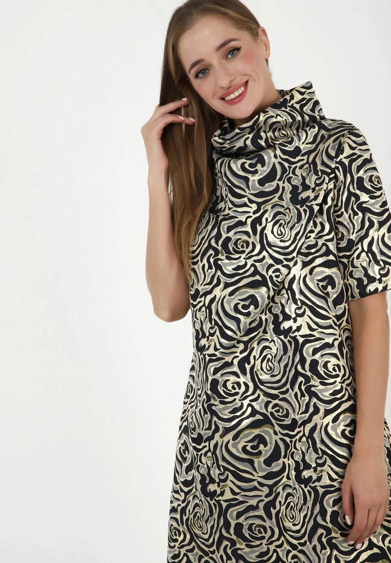 Vendita lampo π Madam-T Donna LEELINA - Vestito Elegante - Blau π - immagine 5