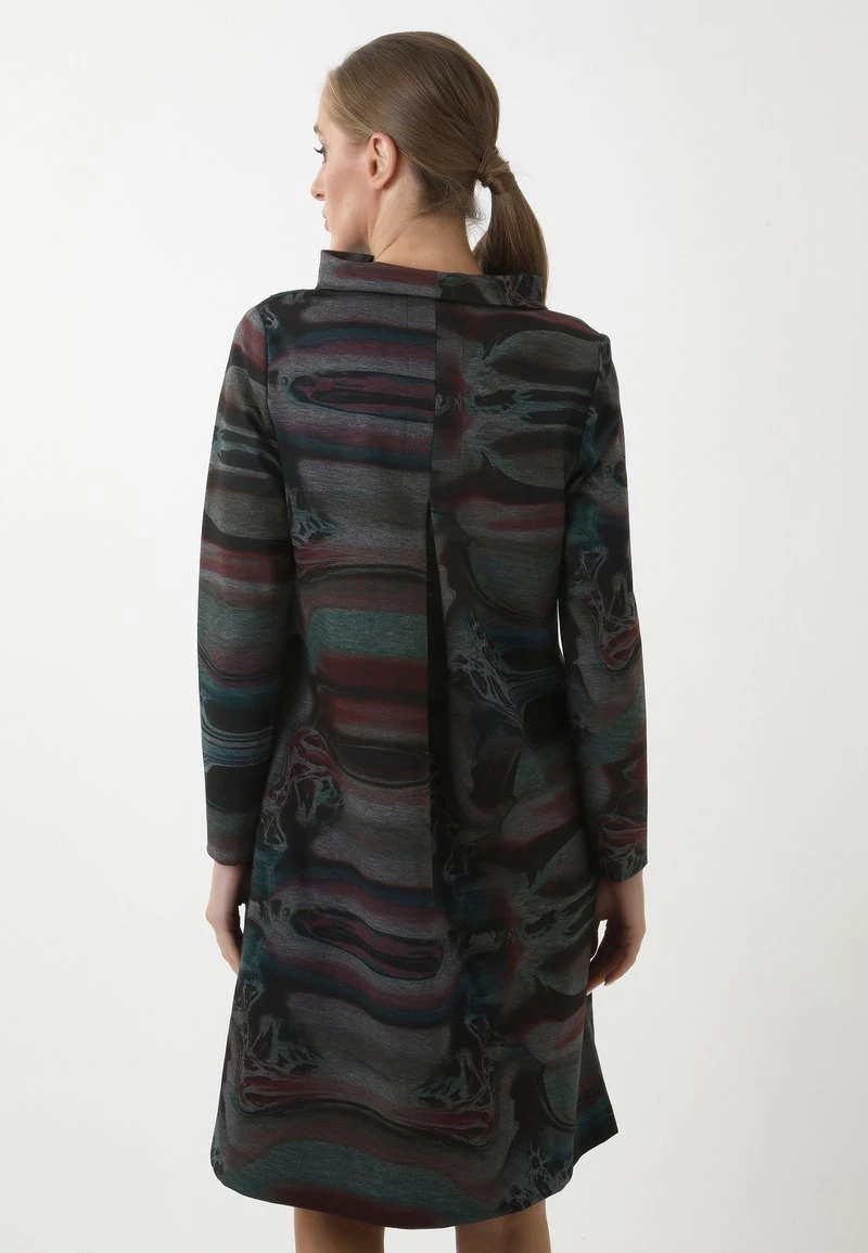 Miglior prezzo β€οΈ Madam-T Donna LEELINA - Vestito Estivo - Grau, Aqua π - immagine 3