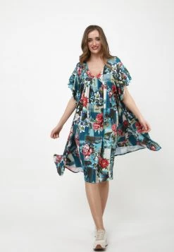 Acquistare π Madam-T Donna Vestito Estivo - Aqua Rot π