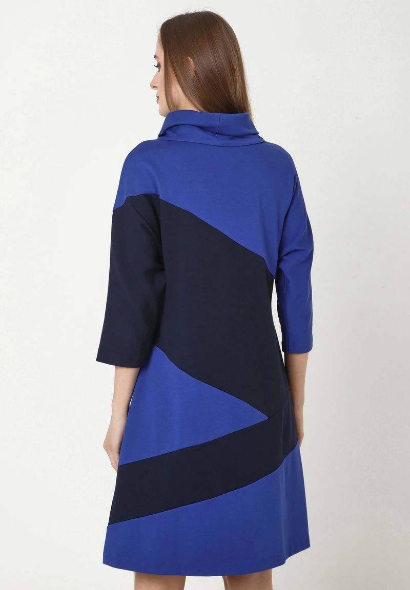 A buon mercato π Madam-T Donna SAYANA - Vestito Di Maglina - Kornblume Blau, Blau β¨ - immagine 3