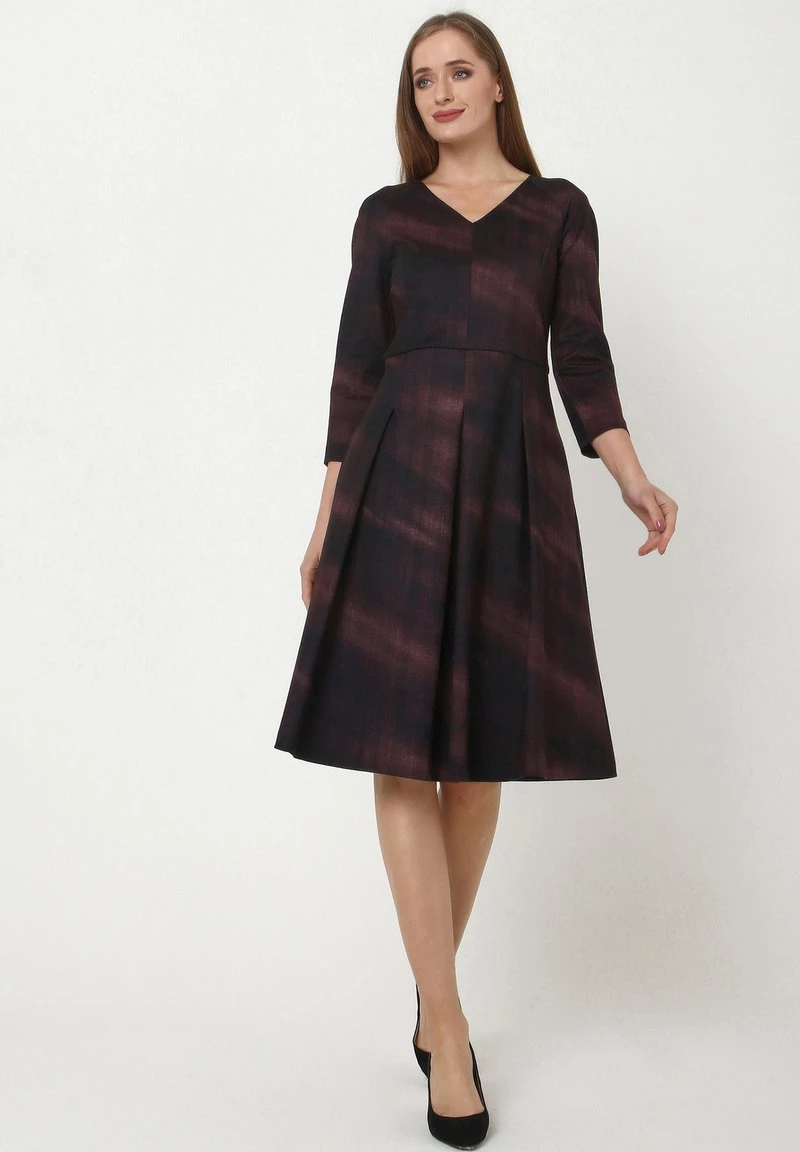 Bilancio π Madam-T Donna KITSA - Vestito Di Maglina - Lila Schwarz βοΈ - immagine 6