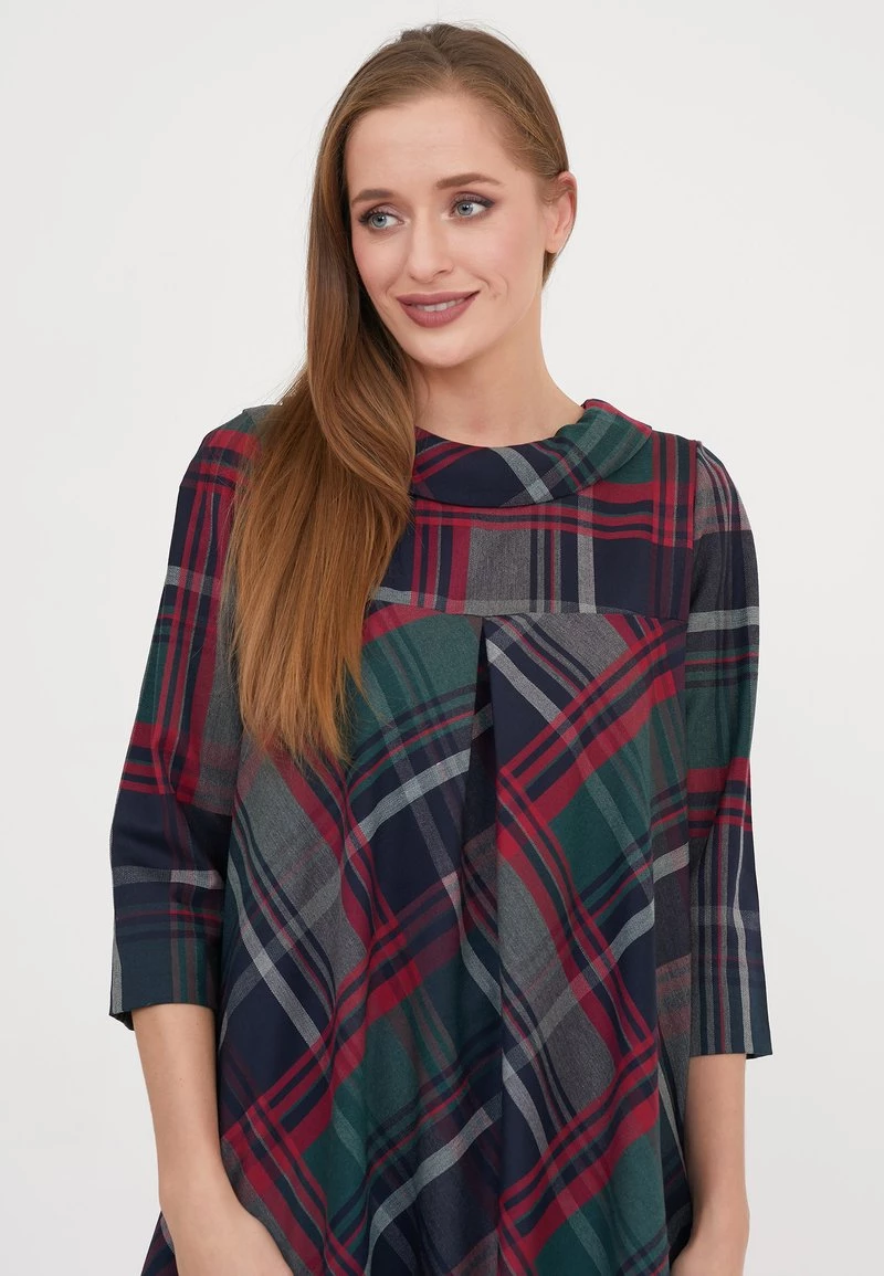 A buon mercato 𧨠Madam-T Donna JULIE - Vestito Estivo - Grün/ Rot π - immagine 5