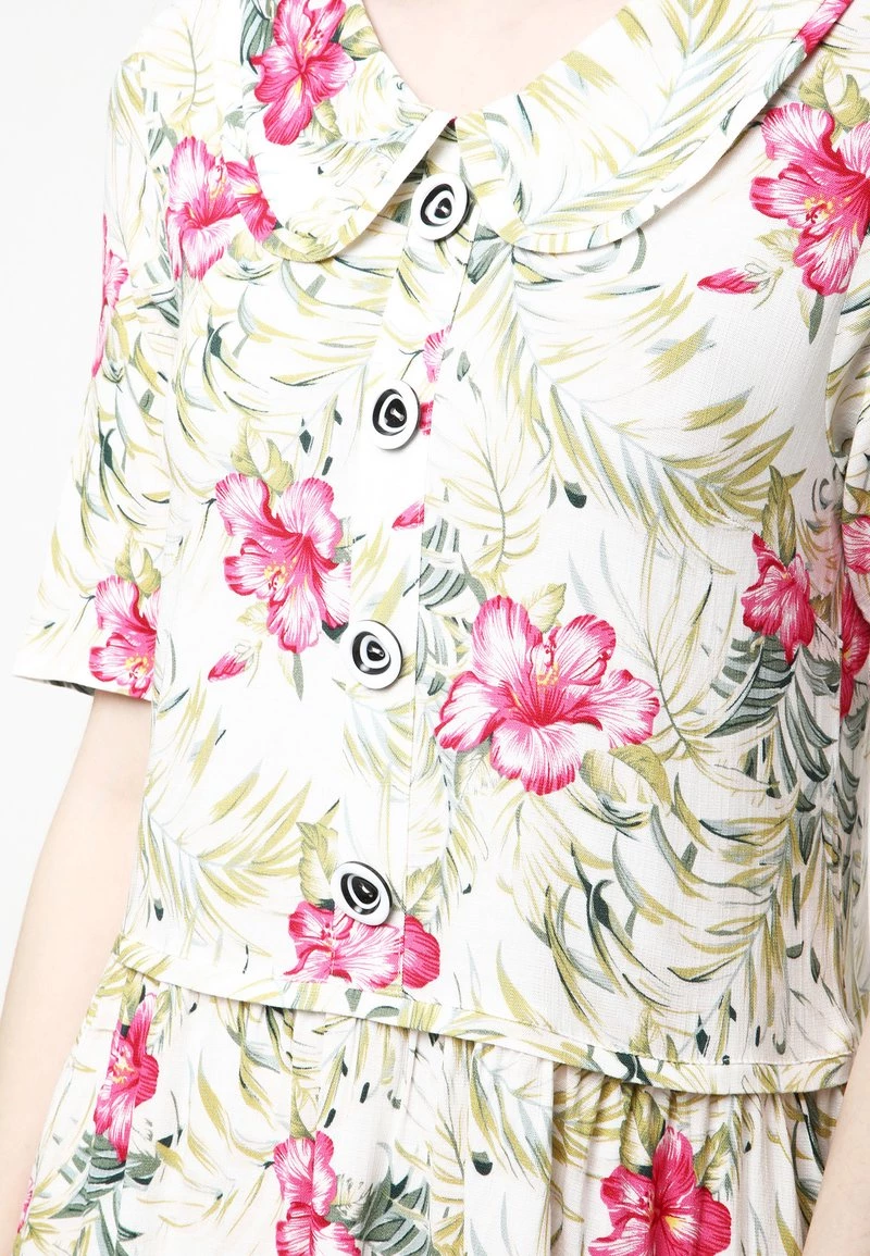 Nuovo di zecca π Madam-T Donna BELLA - Vestito Estivo - Beige, Rosa π - immagine 6