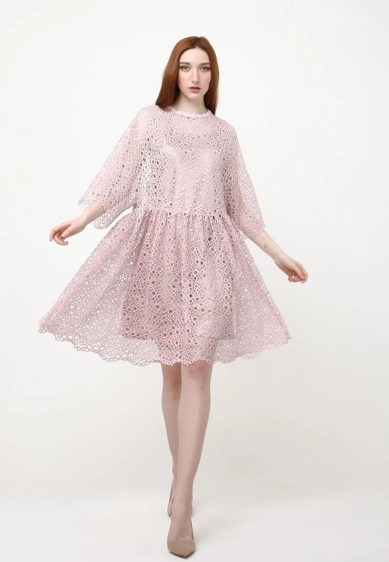 Vendita lampo π₯° Madam-T Donna ADAMASA - Vestito Elegante - Lavendel Rosa π - immagine 2