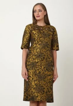 Miglior offerta 😉 Madam-T Donna Tubino - Schwarz, Senf 👍