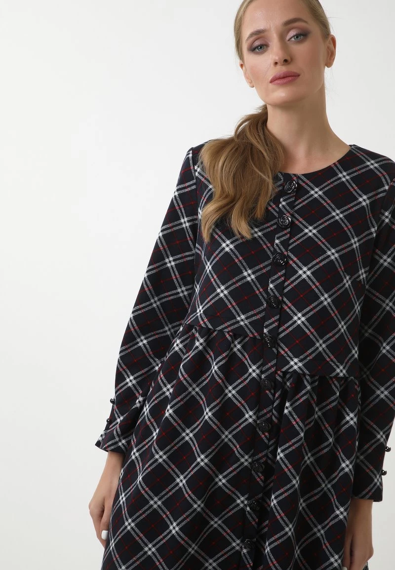 A buon mercato βοΈ Madam-T Donna Vestito Estivo - Dark Grey π - immagine 5