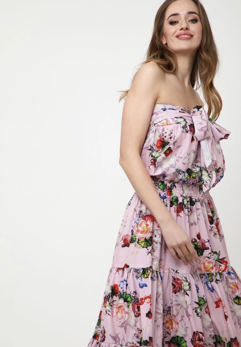 Il piΓΉ economico π Madam-T Donna Vestito Estivo - Blass Rosa, Rot π - immagine 5