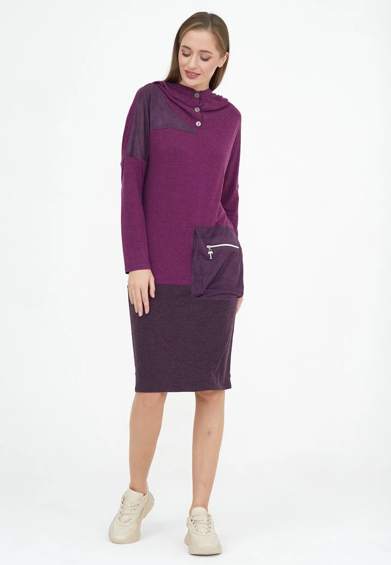 Miglior offerta π Madam-T Donna MIGDALIA - Vestito Estivo - Pflaume/dunkelviolett π - immagine 5