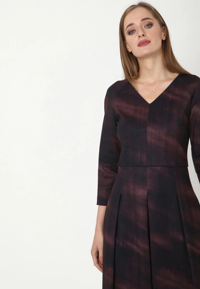 Bilancio π Madam-T Donna KITSA - Vestito Di Maglina - Lila Schwarz βοΈ - immagine 4