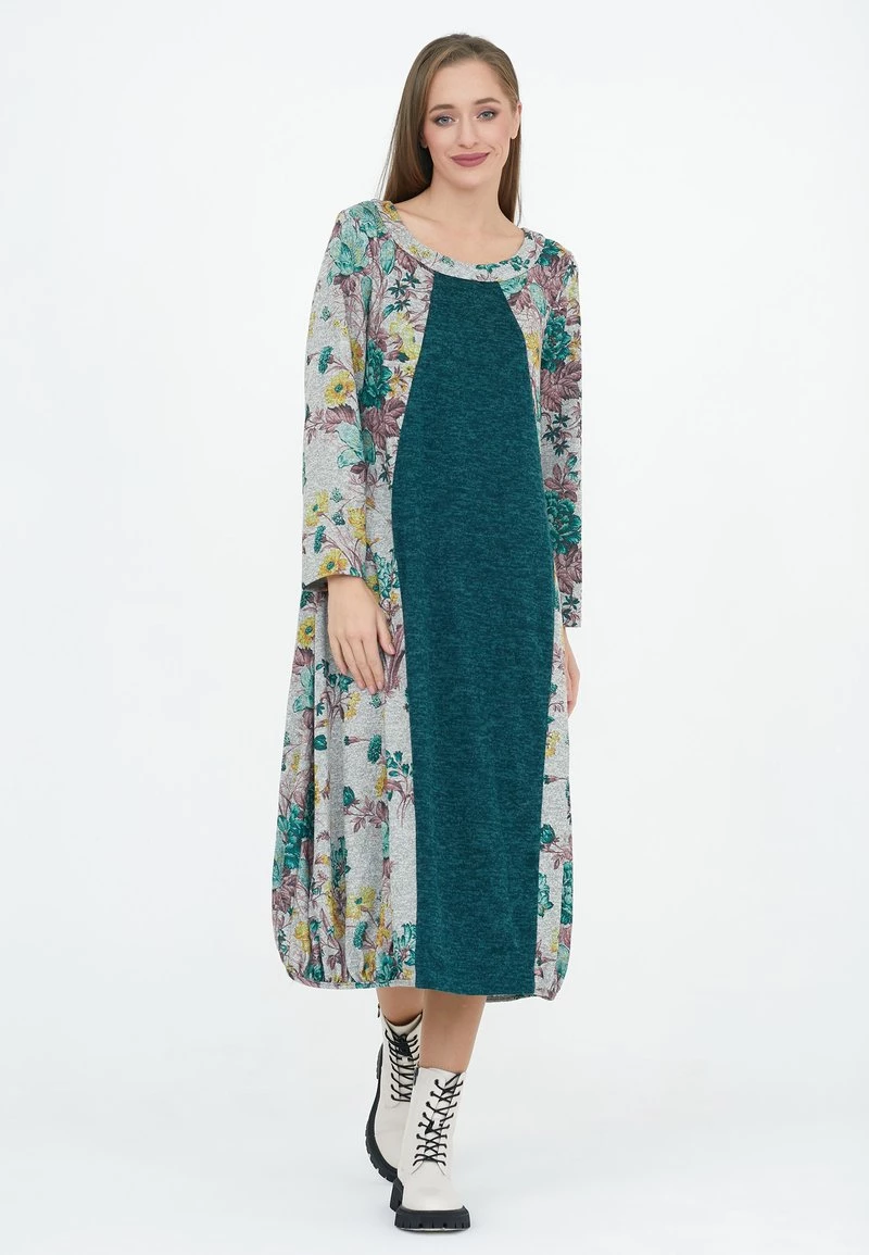 Nuovo di zecca π Madam-T Donna ROSHELE - Vestito Estivo - Grünes Licht Grün π - immagine 2