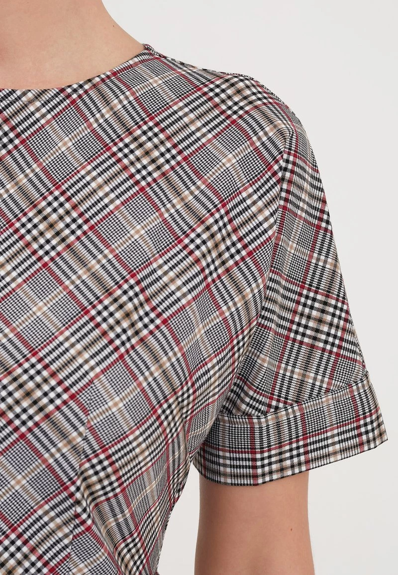 Miglior prezzo 𧨠Madam-T Donna ALTEA - Tubino - Grünes Leder/ Burgund. π - immagine 5