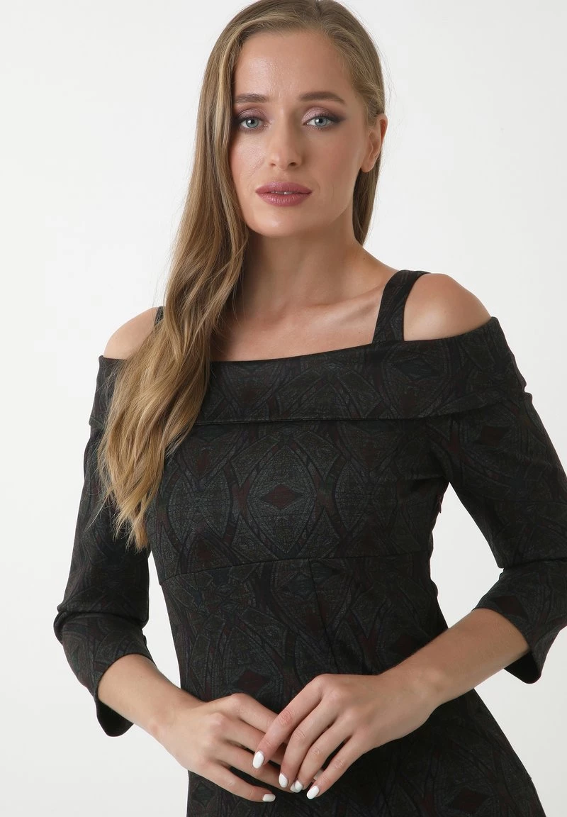 A buon mercato π― Madam-T Donna ALTOONA - Tubino - Wein Rot/grün βοΈ - immagine 4