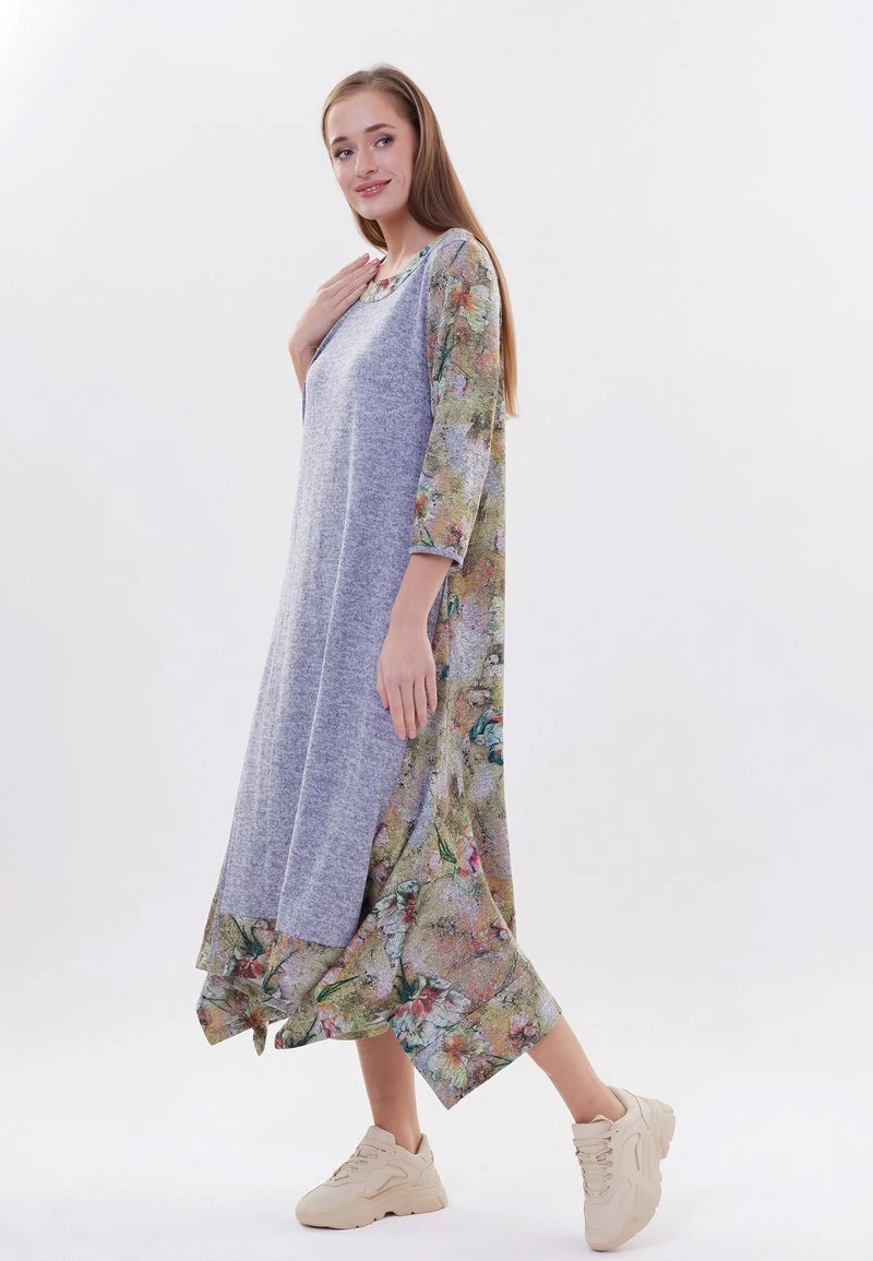 Migliore vendita π Madam-T Donna DAYANA - Vestito Lungo - Oli Olite, Grün π - immagine 3