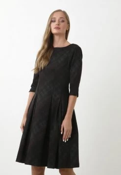 Bilancio 🌟 Madam-T Donna KRISTI - Vestito Estivo - Schwarz Pflaume 😀