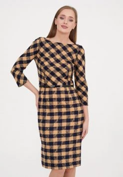 A buon mercato β¨ Madam-T Donna MUARA - Tubino - Beige/blau π