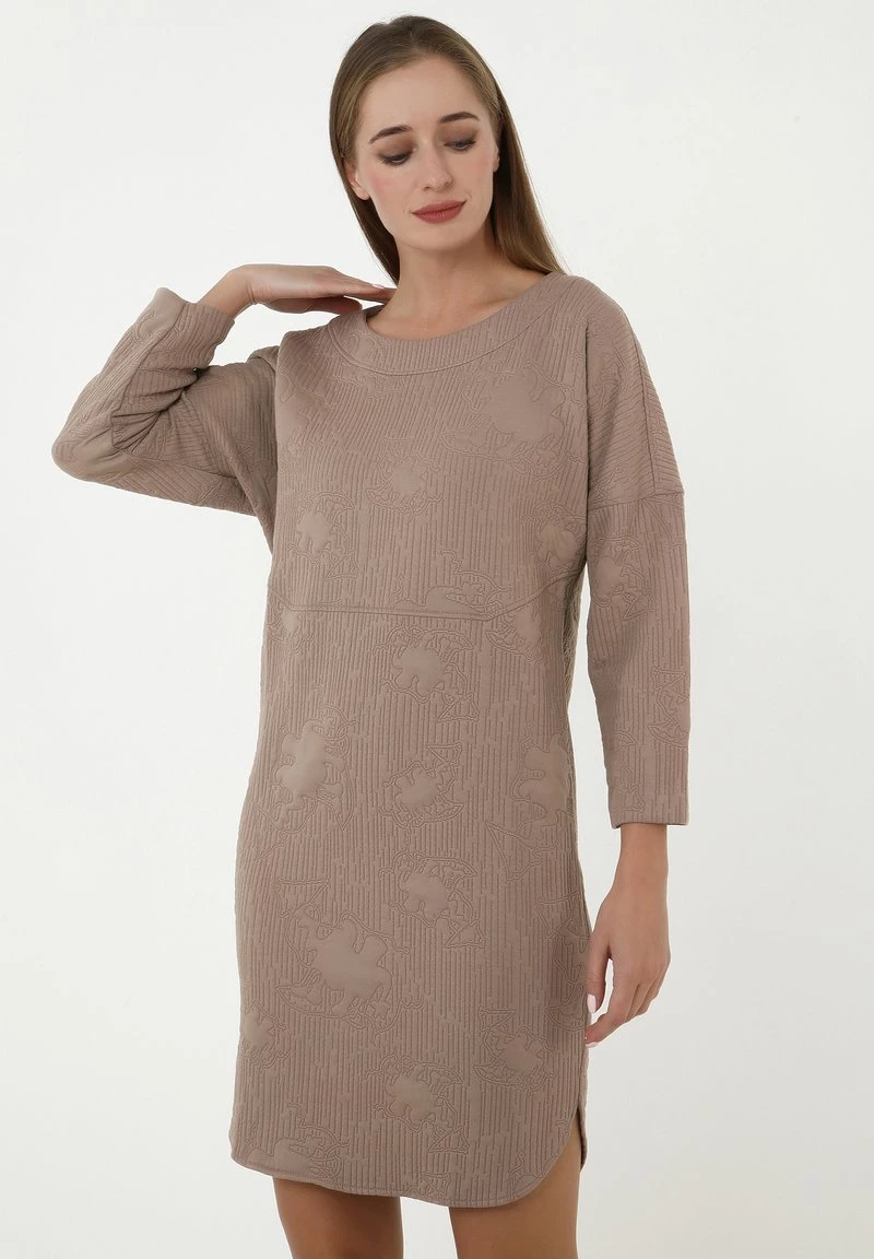 Sconto π Madam-T Donna LEONIE - Tubino - Dunkel Beige π₯ - immagine 6