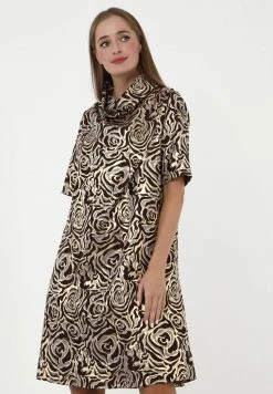 Presa 😉 Madam-T Donna LEELINA - Vestito Elegante - Weinrot 👍