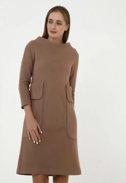Vendita calda βοΈ Madam-T Donna ELSA - Vestito Estivo - Dunkel-beige π―