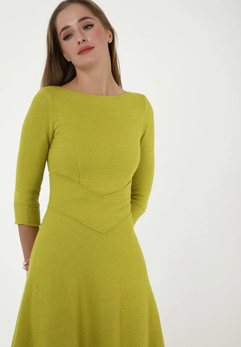 Bilancio π― Madam-T Donna YANNA - Vestito Di Maglina - Olive 𧨠- immagine 4