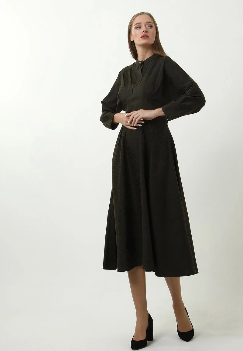 Miglior prezzo π Madam-T Donna KENAVA - Vestito Estivo - Khakifarben π― - immagine 5