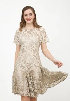 Le migliori recensioni di π Madam-T Donna SACASA - Vestito Elegante - Beige π