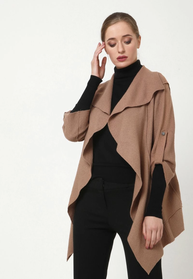 Vendita all'ingrosso π€© Madam-T Donna FUGA - Cardigan - Beige π - immagine 4