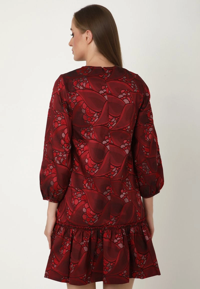 Miglior offerta π€© Madam-T Donna Vestito Estivo - Wein Rot, Rot π - immagine 3