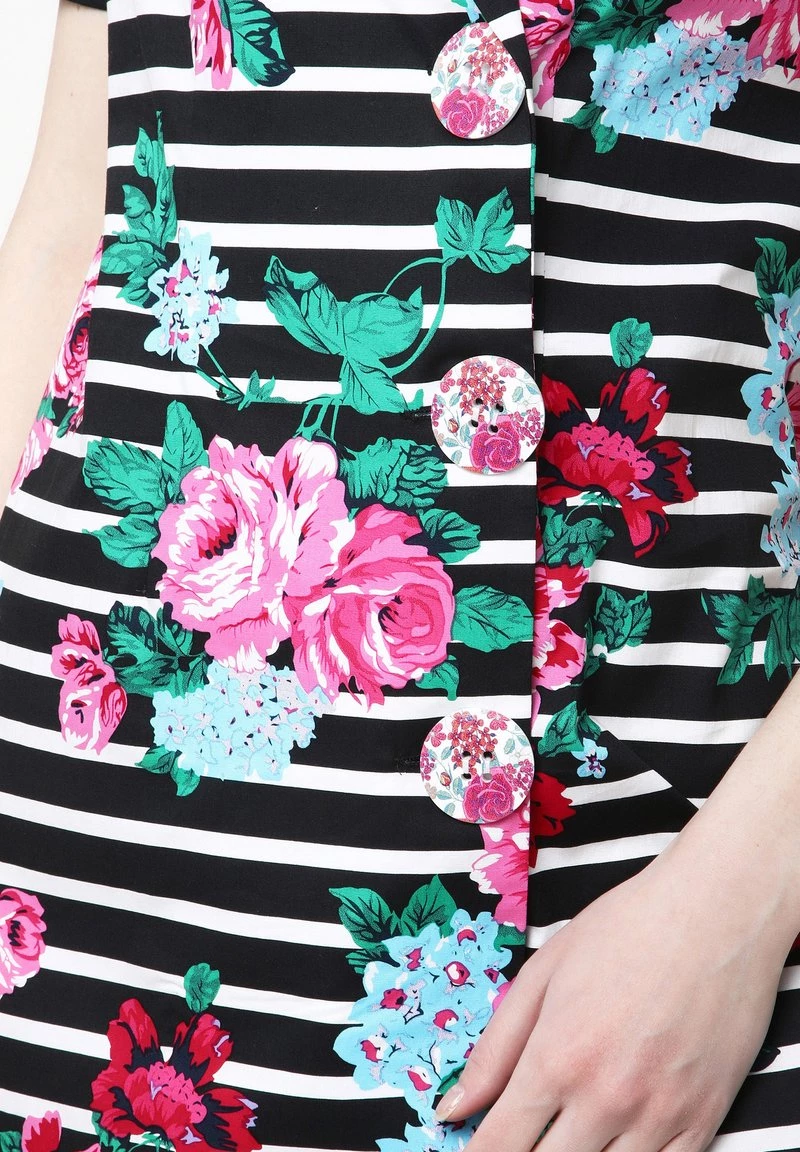 Le migliori recensioni di 𧨠Madam-T Donna ELMA - Abito A Camicia - Schwarz, Rosa ⨠- immagine 5