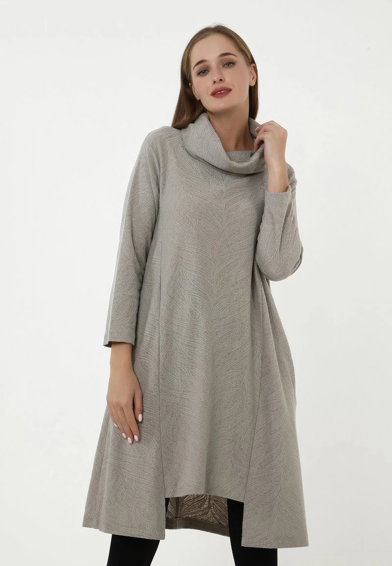 Nuovo π Madam-T Donna SHELBY - Abito In Maglia - Lichtgrau βοΈ