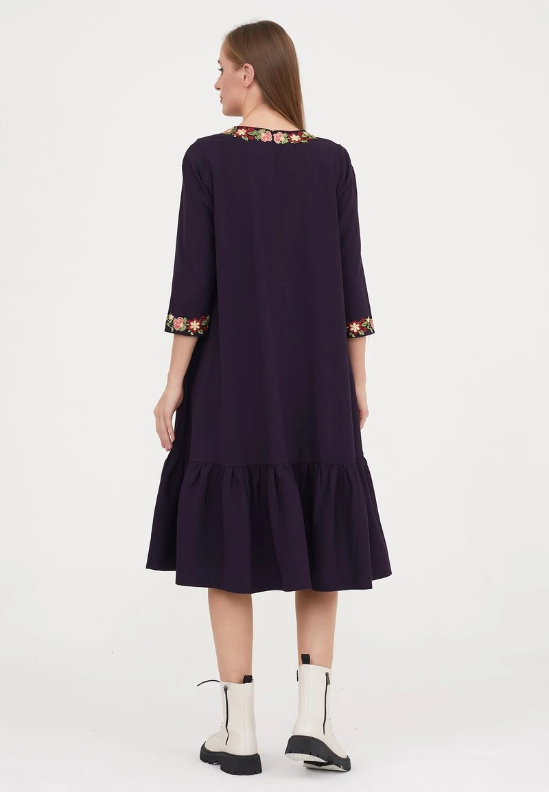 Vendita all'ingrosso π Madam-T Donna LOLANTA - Vestito Estivo - Pflaume π - immagine 3