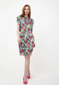 Buono 🔥 Madam-T Donna Vestito Estivo - Milchig Rosa 🥰