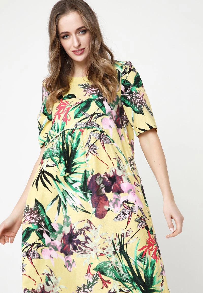 Nuovo di zecca βοΈ Madam-T Donna Vestito Estivo - Gelbgrün π - immagine 5