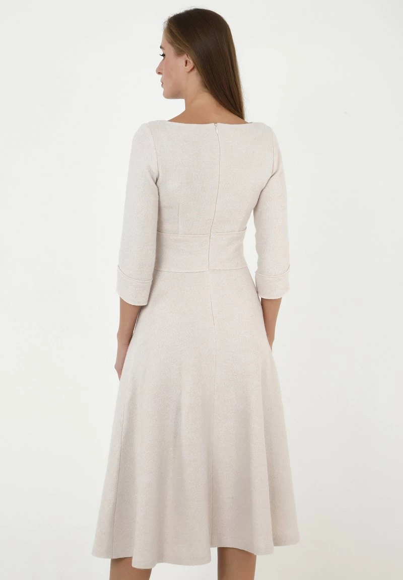 Miglior offerta π Madam-T Donna YANNA - Vestito Di Maglina - Creme π₯ - immagine 3