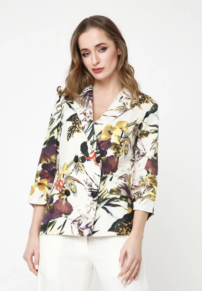 Vendita calda β Madam-T Donna SILVANA - Blazer - Milch, Gelb π - immagine 4