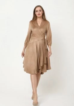 Migliore vendita ⌛ Madam-T Donna Vestito Estivo - Creme 🌟