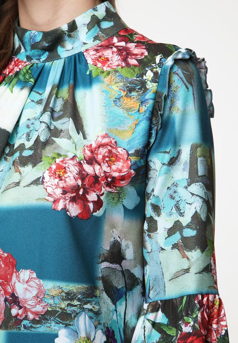 Offerte π Madam-T Donna PAOLINA - Vestito Estivo - Aqua Rot π - immagine 6