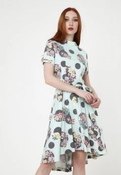 Nuovo β Madam-T Donna SAMBRA - Vestito Estivo - Hellgrün π