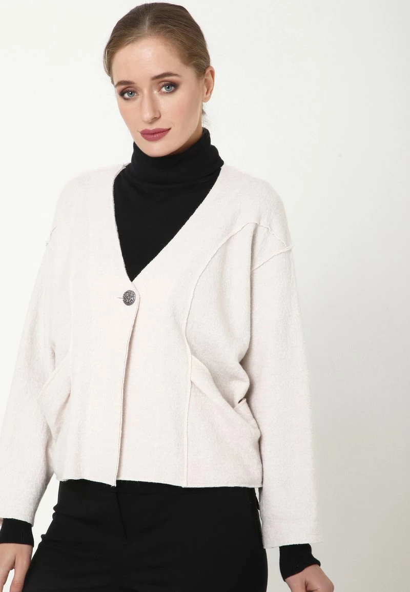 Migliore vendita π€© Madam-T Donna Cardigan - Creme π - immagine 4