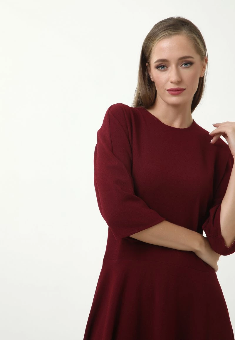 Miglior prezzo π Madam-T Donna Vestito Estivo - Weinrot π - immagine 5