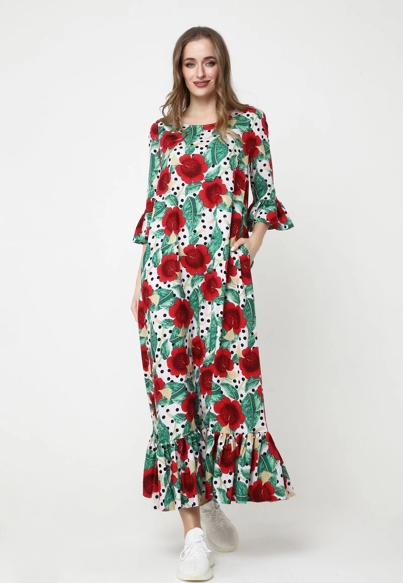 Miglior prezzo 🤩 Madam-T Donna Vestito Lungo - Rosa Rot ✨ - immagine 2