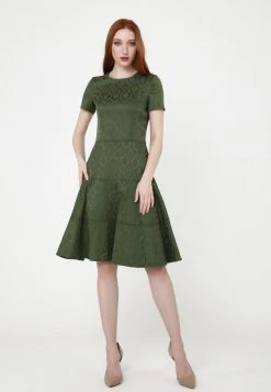 Migliore vendita ❤️ Madam-T Donna Vestito Estivo - Grün 👏