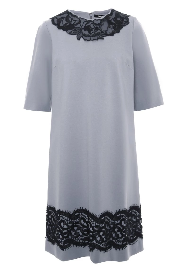 Nuovo ❤️ Madam-T Donna MELANINA - Vestito Estivo - Grau ✨ - immagine 7