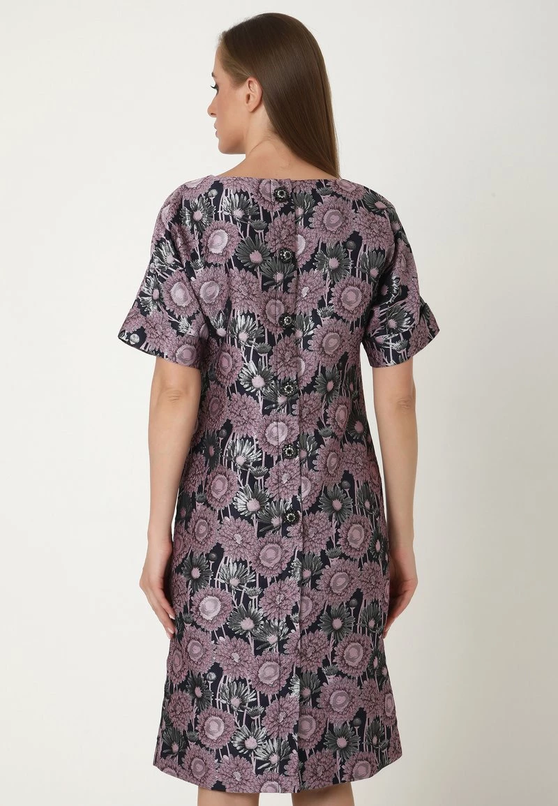 Miglior offerta π Madam-T Donna JUDY - Tubino - Blau, Lila π₯° - immagine 3