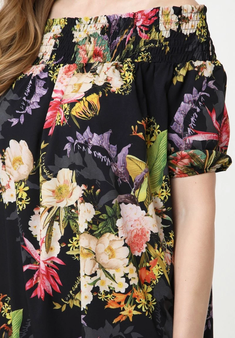 Nuovo π Madam-T Donna DERIN - Vestito Estivo - Schwarz, Rosa β€οΈ - immagine 7