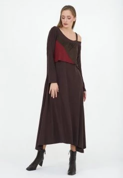 Il più economico 👏 Madam-T Donna KALATANA - Vestito Estivo - Die Besetzung, Emanine Red 🧨